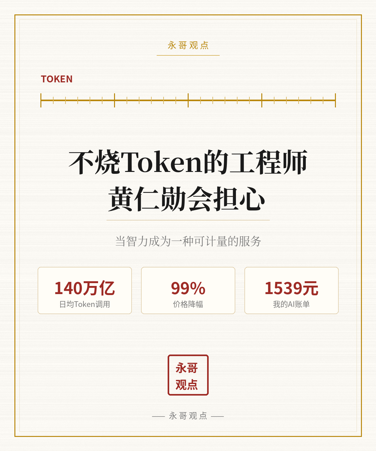 不烧Token的工程师，黄仁勋会担心